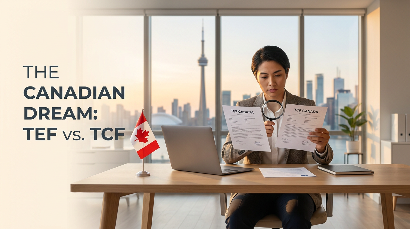 Image de couverture – Différence TEF Canada vs TCF Canada : lequel choisir pour l'immigration ?