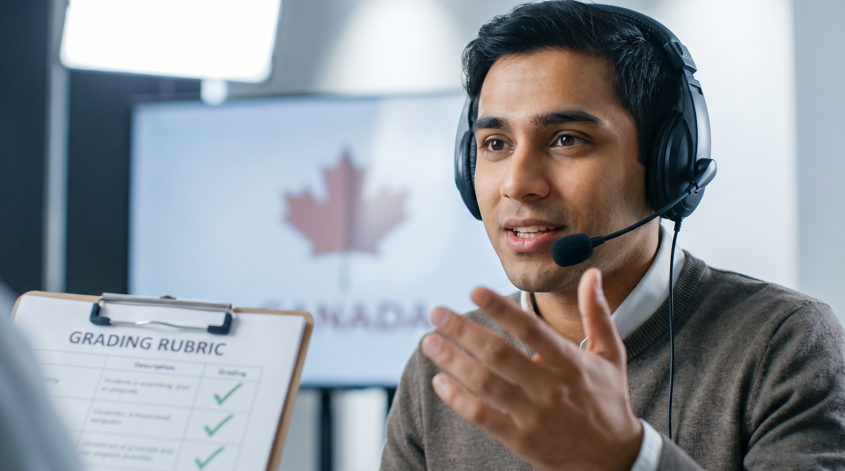Image de couverture – Expression orale TEF Canada : critères de notation et scores NCLC